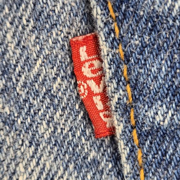 Vintage Levi's 501 XX Jeans Mens 32x31 Acid Wash Cotton USA 80's Grunge Rock - Picture 6 of 14